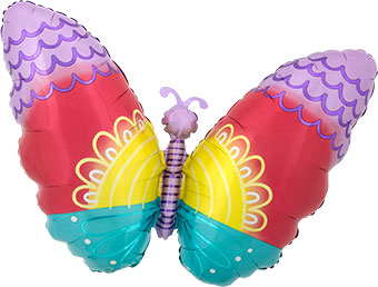 18SHP PASTEL TIE DYE BUTTERFLY (PKG)