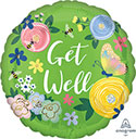 18C GET WELL FLORAL GARDEN (PKG)