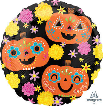 18C DAY OF THE DEAD PUMPKINS (D) sale