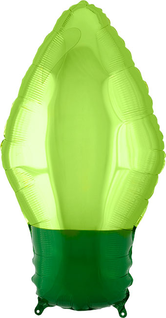 18SHP GREEN CHRISTMAS LIGHT BULB (PKG)(D) sale