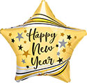 19S HAPPY NEW YEAR BURSTS & STARS (PKG)(D) sale