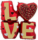 LRG SHP LOVE ANIMAL PRINT 29 (PKG)(D) sale