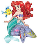 AIRLOONZ JR. ARIEL LITTLE MERMAID 20(MLT-BLN)(PKG) AIR FILL