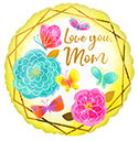 18C LOVE YOU MOM GOLD TRIM (D) sale