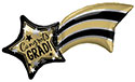 LRG SHP GRAD GOLD SILVER BLACK SHOOTING STAR 27 (D) sale