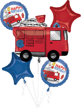 BOUQUET HB FIRE DEPARTMENT TRUCK (PKG)(D)