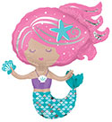 LRG SHP SHIMMERING MERMAID 30 (PKG)