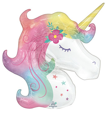 LRG SHP ENCHANTED UNICORN 33 (PKG)