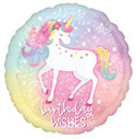 18C BIRTHDAY WISHES ENCHANTED UNICORN (PKG)