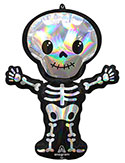 LRG SHP IRIDESCENT SKELETON (HOLO) 34 (PKG)