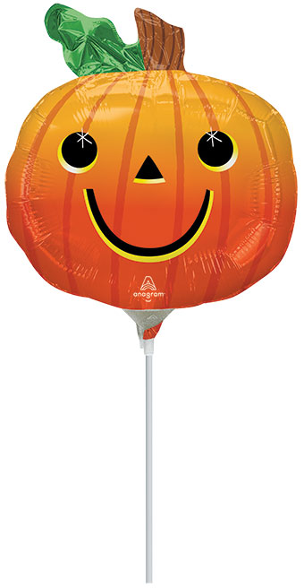 MIN SHP SMILEY PUMPKIN  AIR FILL ONLY (D)