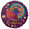 18C HAPPY THANKSGIVING GLITTER TURKEY (PKG)(D) sale