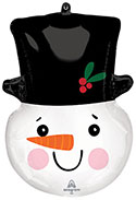 LRG SHP SMILEY SNOWMAN HEAD 23 (PKG)(D) sale