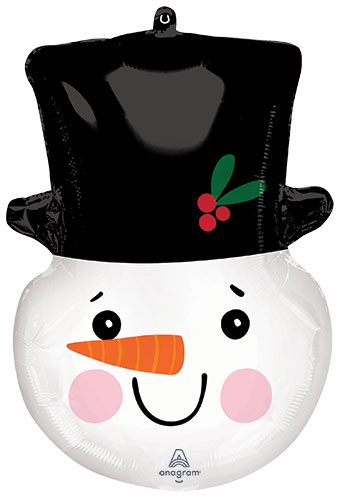 LRG SHP SMILEY SNOWMAN HEAD 23 (PKG)(D) sale