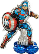 AIRLOONZ AVENGERS CAPTAIN AMERICA CONSUMER INFLATE 48 (PKG)