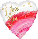 18H GEODE WATERCOLOR I LOVE YOU (PKG)