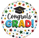 28C MULTI-COLORED CONGRATS GRAD (PKG)