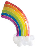 LRG SHP RAINBOW LATEX-ACCENTED 45(PKG)