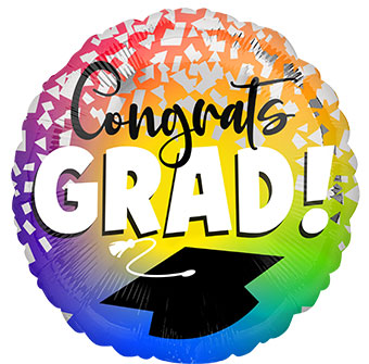 18VLP CONGRATS GRAD CONFETTI RAINBOW