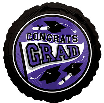 18C CONGRATS GRAD BE TRUE TO YOUR SCHOOL PURPLE (D)