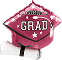 LRG SHP CONGRATS GRAD TRUE TO YOUR SCHOOL BERRY 25 (PKG)