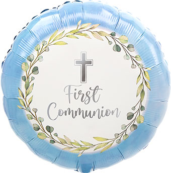 18C MY FIRST COMMUNION BLUE