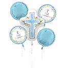 BOUQUET MY FIRST COMMUNION BLUE (PKG)