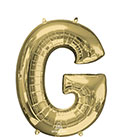 LRG SHP LETTER G WHITE GOLD ANAGRAM (PKG)