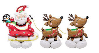 AIRLOONZ SANTA/REINDEER KIT CI 99w x 51h (PKG)(D) sale