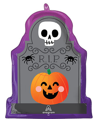 18SHP FUN & SPOOKY R.I.P. TOMBSTONE (PKG)