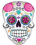 LRG SHP SATIN SUGAR SKULL 24 (PKG)(D) sale