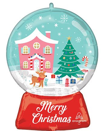 LRG SHP NOSTALGIC WONDERLAND SNOW GLOBE 27 (PKG)