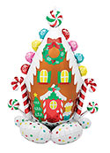 AIRLOONZ GINGERBREAD HOUSE CONSUMER INFLATE 51 (PKG)