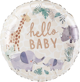 18C SOFT JUNGLE HELLO BABY (PKG)