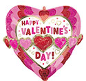 LRG SHP HVD WRAPPED IN HEARTS (MULTI-BALLOON) 26 (PKG)