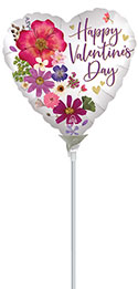 9H HVD SATIN PRESSED FLOWERS  AIR FILL ONLY