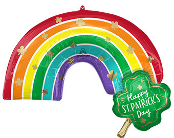 LRG SHP ST. PATRICK'S DAY RAINBOW 31 (PKG)