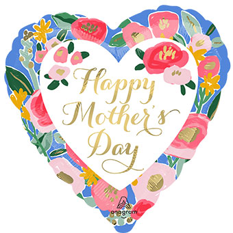 18H HAPPY MOTHER'S DAY PAINTED PRINTS (PKG)