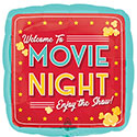 18SQ WELCOME TO MOVIE NIGHT ENJOY THE SHOW POPCORN(PKG)