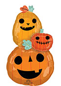 LRG SHP HALLOWEEN PUMPKIN GARLAND 35(MULTI-BALLOON)(PKG)