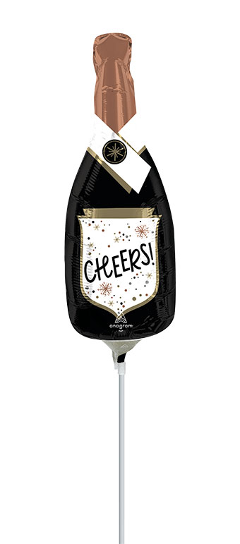 MIN SHP CHEERS CONFTTI BUBBLY BOTTLE AIR FILL ONLY