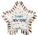 LRG SHP NOON YEAR STAR FRINGE BORDER 28 (PKG)