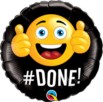 18C #DONE EMOJI THUMBS UP (PKG)(D) sale