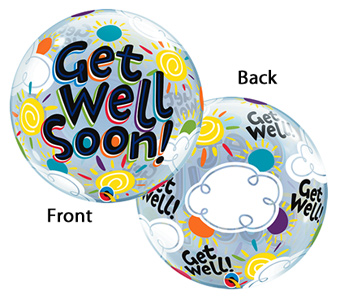 BUBBLE 22C GET WELL SOON SUNNY DAY (PKG)(D)