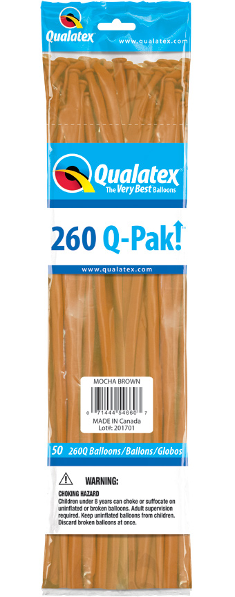 260Q-PAK MOCHA BROWN NOZZLES UP