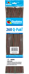 260Q-PAK CHOCOLATE BROWN NOZZLES UP