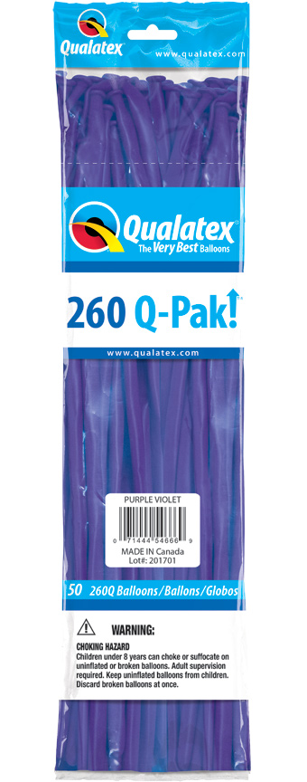 260Q-PAK PURPLE VIOLET NOZZLES UP