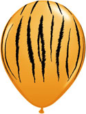 11C TIGER STRIPES AROUND ORANGE W/BLACK INK (BAG 50)