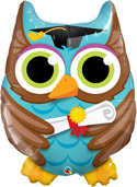 LRG SHP GRAD OWL WITH DIPLOMA 34 (D) sale