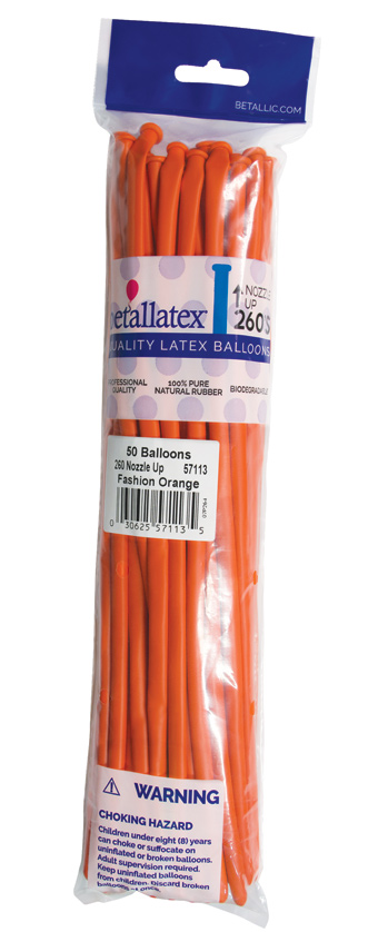 260B SEMPERTEX FASHION ORANGE NOZZLES UP (BAG 50)